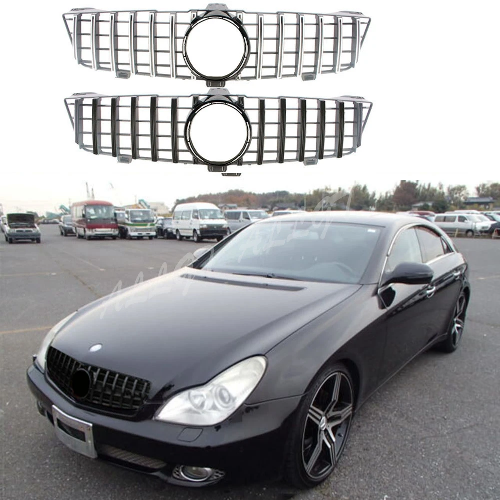 Передние гоночные решетки Facelift для автомобилей, верхний бампер для Mercedes Benz W219 CLS Class 2008 2009 2010 GT 
Передние гоночные решетки Facelift для автомобилей, верхний бампер для Mercedes Benz W219 CLS Class 2008 2009 2010 GT