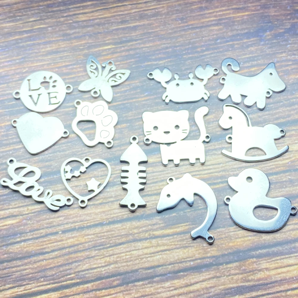 Подвеска в форме сердца, 10-15 видов, из нержавеющей стали
Подвеска в форме сердца, 10-15 видов, из нержавеющей стали