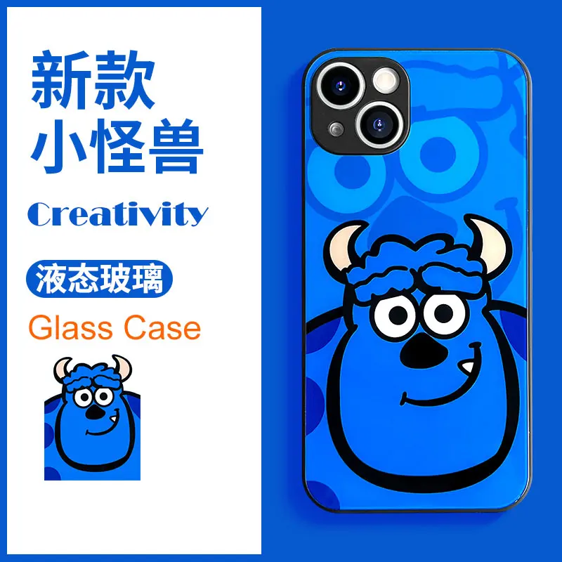 Creativity Little Monsters Tempered Glass Phone Case For iPhone 14 13 11 12Pro Max Case Anti-knock Baby Skin Fram Cover
Creativity Little Monsters Tempered Glass Phone Case For iPhone 14 13 11 12Pro Max Case Anti-knock Baby Skin Fram Cover