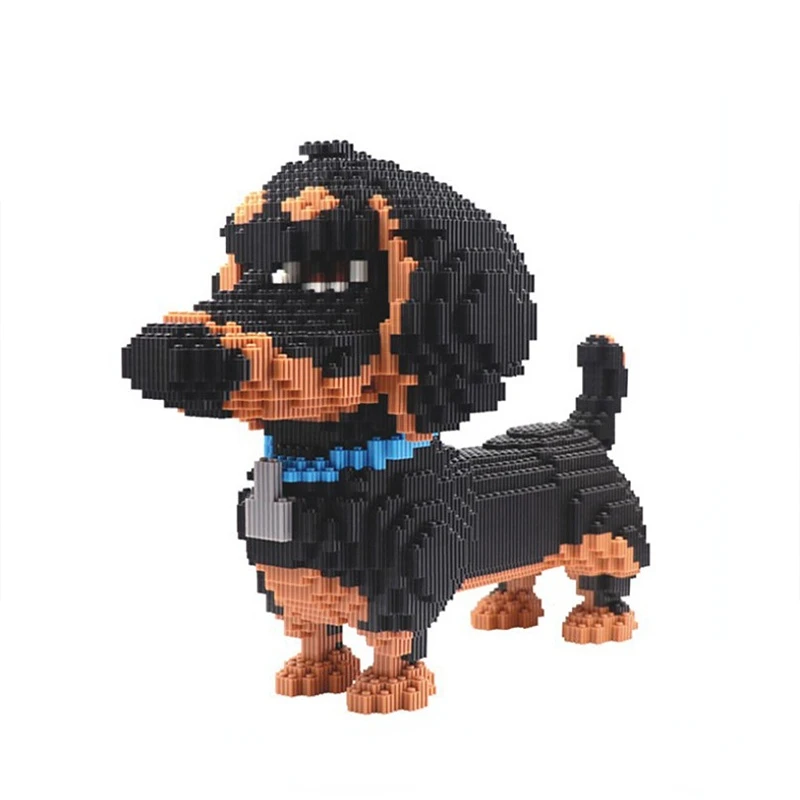 Animal World Cartoon Husky Schnauzer Dachshund Mike Dog Micro Building Blocks Pet Dogd 3D Model DIY Mini Brick Toys for Children
Animal World Cartoon Husky Schnauzer Dachshund Mike Dog Micro Building Blocks Pet Dogd 3D Model DIY Mini Brick Toys for Children