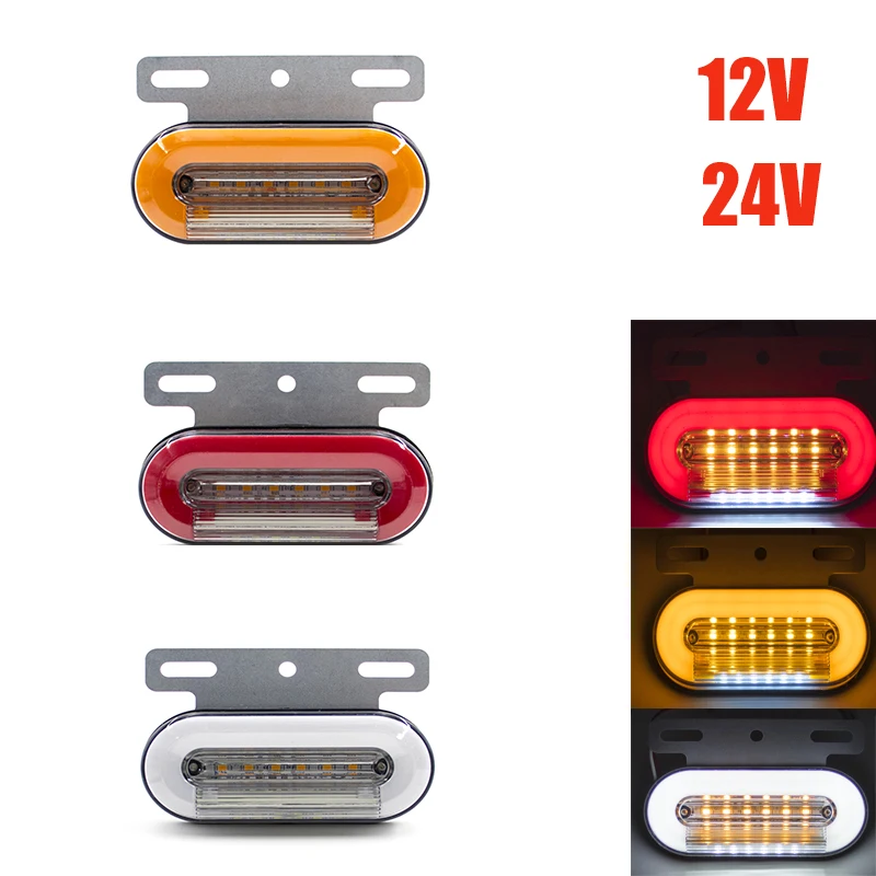 12V/24V 24 LED Car Truck Side Marker Light External Light Signal Indicator Lamp Warning Tail Light 3 Modes Trailer Lorry
12V/24V 24 LED Car Truck Side Marker Light External Light Signal Indicator Lamp Warning Tail Light 3 Modes Trailer Lorry
