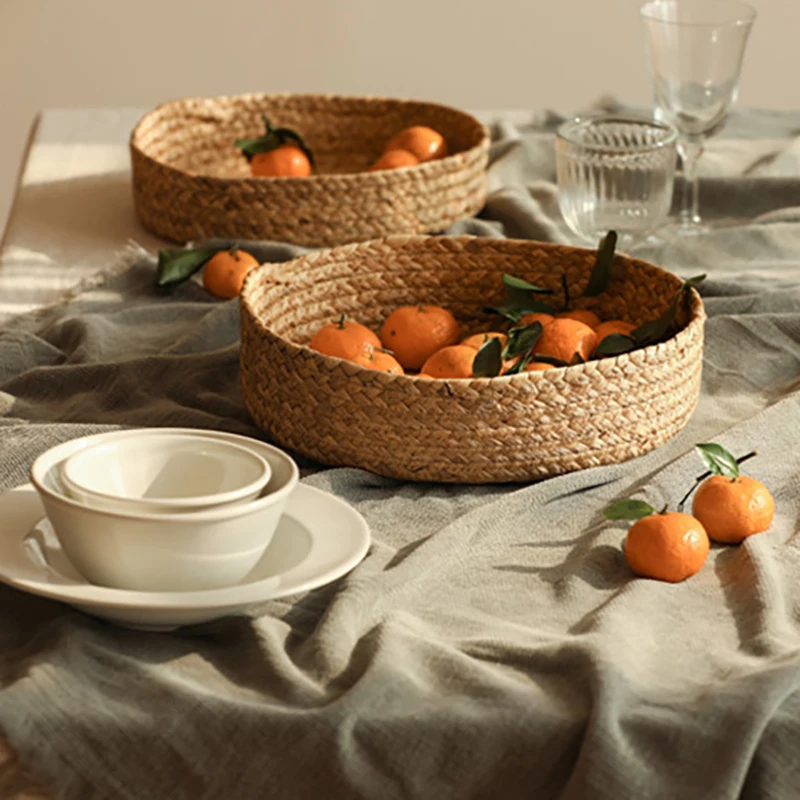 3 Colors Woven Straw Storage Basket Fruit Storage Home Bathroom Tabletop Sundries Snack Toy Storage Sorting Basket Disk Boxs
3 Colors Woven Straw Storage Basket Fruit Storage Home Bathroom Tabletop Sundries Snack Toy Storage Sorting Basket Disk Boxs