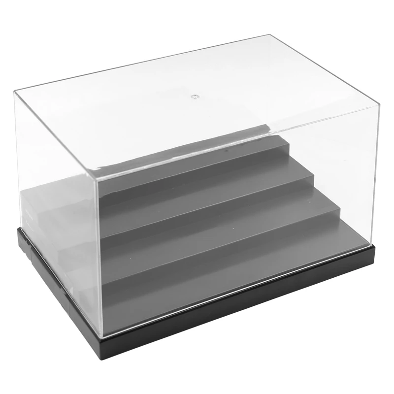 Acrylic Dustproof 4-Step Display Box With Black Base,Fits Anime Figures Doll Blocks Model Display Collection Box
Acrylic Dustproof 4-Step Display Box With Black Base,Fits Anime Figures Doll Blocks Model Display Collection Box