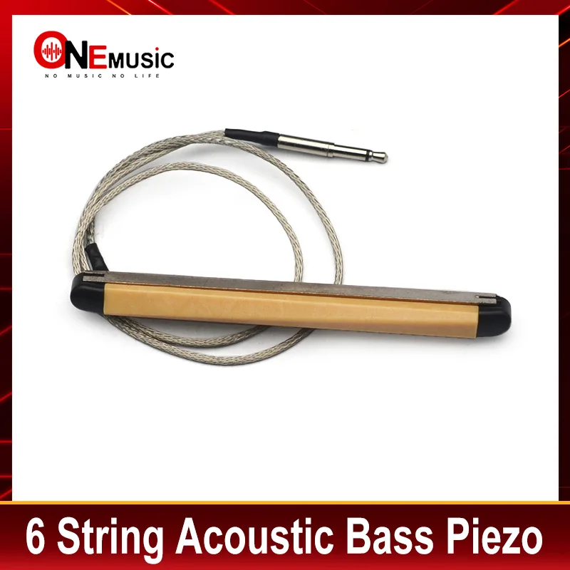 6 String Bass Piezo Under Saddle Transducer Pickup Piezo with 2.5mm Jack for Electric Bar Stick for Bass Guitar Parts
6 String Bass Piezo Under Saddle Transducer Pickup Piezo with 2.5mm Jack for Electric Bar Stick for Bass Guitar Parts