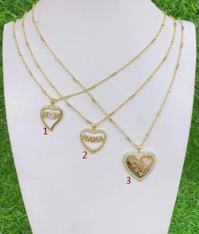 1 шт. медные благотворительные Подвески Мама l сердце ювелирные изделия CZ позолоченные материалы ожерелье ювелирные изделия df3a 
1 шт. медные благотворительные Подвески Мама l сердце ювелирные изделия CZ позолоченные материалы ожерелье ювелирные изделия df3a
