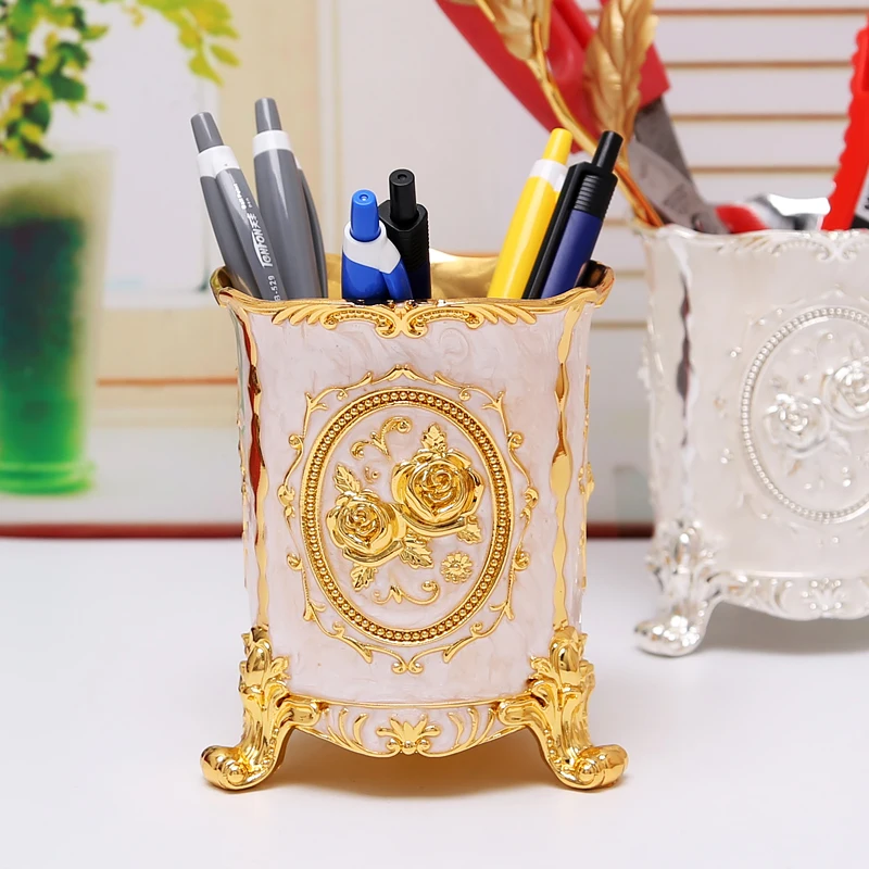 Craft Office Holders Luxury Gift Cosmetic Size Tabletop Metal Decoration Storage Organizer Home Holder Art Pen
Craft Office Holders Luxury Gift Cosmetic Size Tabletop Metal Decoration Storage Organizer Home Holder Art Pen