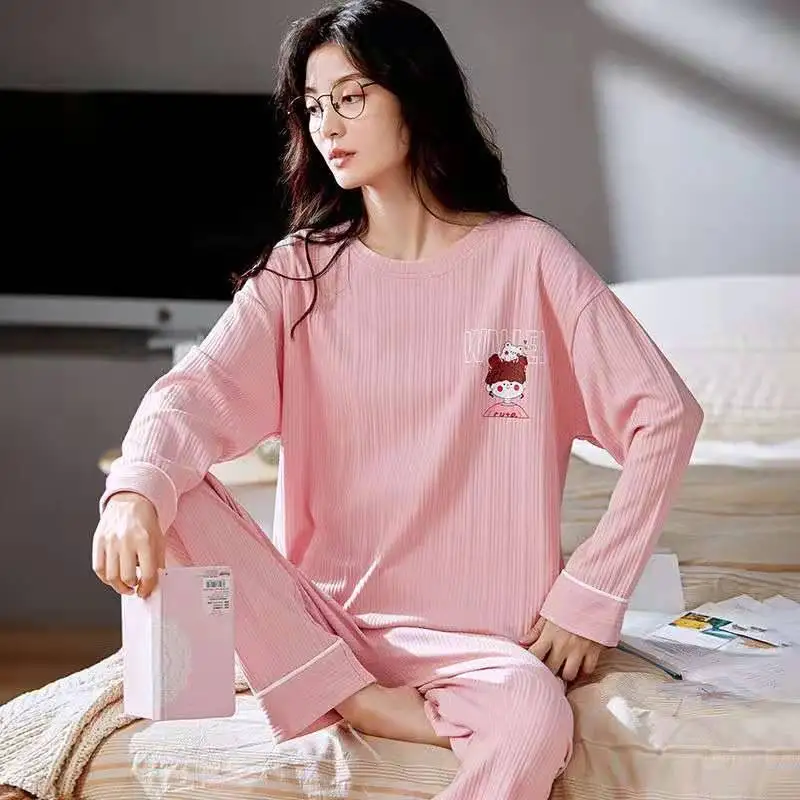 SUO&CHAO 2023 New Pajamas Set For Womens Round Neck Long Sleeve Tops And Pants Cartoon Print Pyjamas Pijamas Sleepwear Homewear
SUO&CHAO 2023 New Pajamas Set For Womens Round Neck Long Sleeve Tops And Pants Cartoon Print Pyjamas Pijamas Sleepwear Homewear