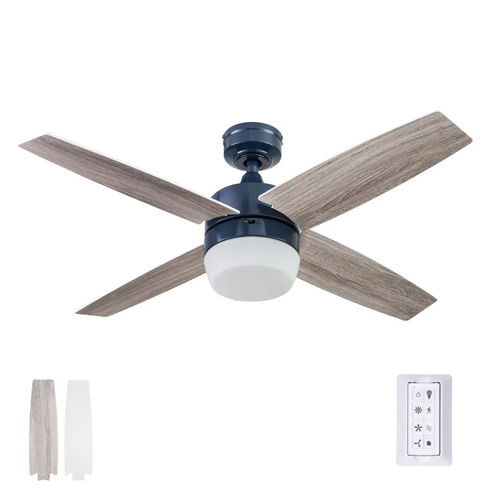 Prominence Home 44" Atlas Blue-Sapphire Remote Control Ceiling Fan, 4 Blades
Prominence Home 44" Atlas Blue-Sapphire Remote Control Ceiling Fan, 4 Blades