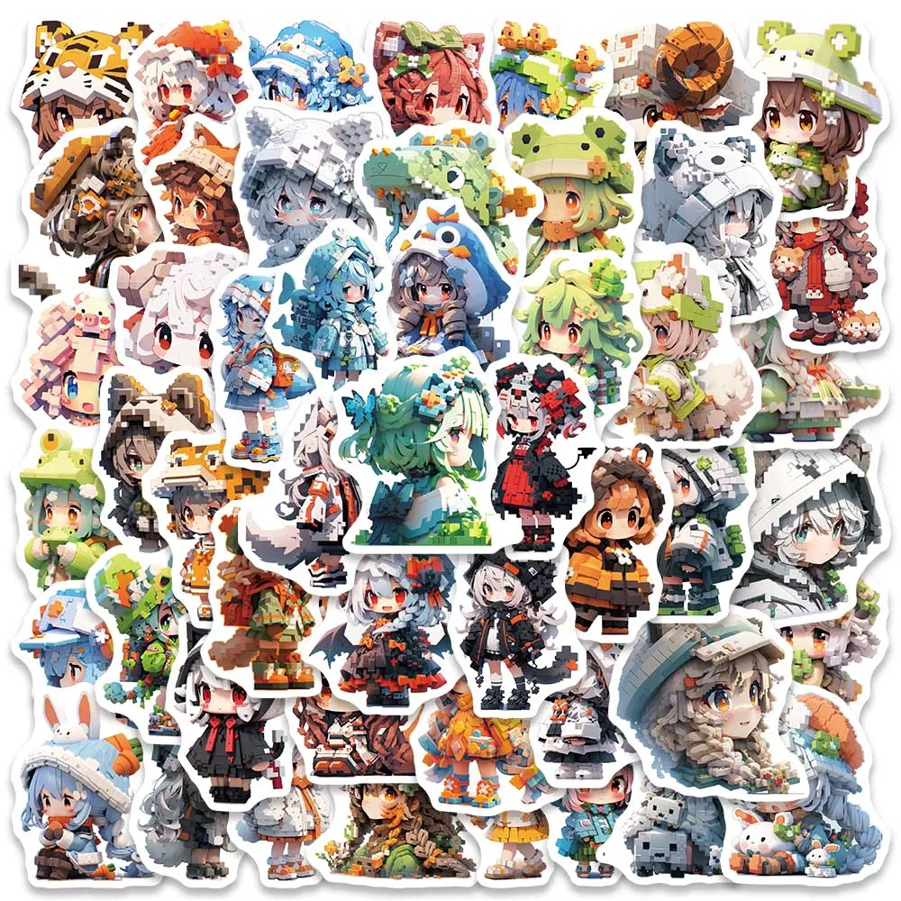 10/50Pcs Pixel Style Q-version Anime Girl Stickers Funny Graffiti Decals For Laptop Suitcase Scrapbook Skateboard Diary Stickers
10/50Pcs Pixel Style Q-version Anime Girl Stickers Funny Graffiti Decals For Laptop Suitcase Scrapbook Skateboard Diary Stickers
