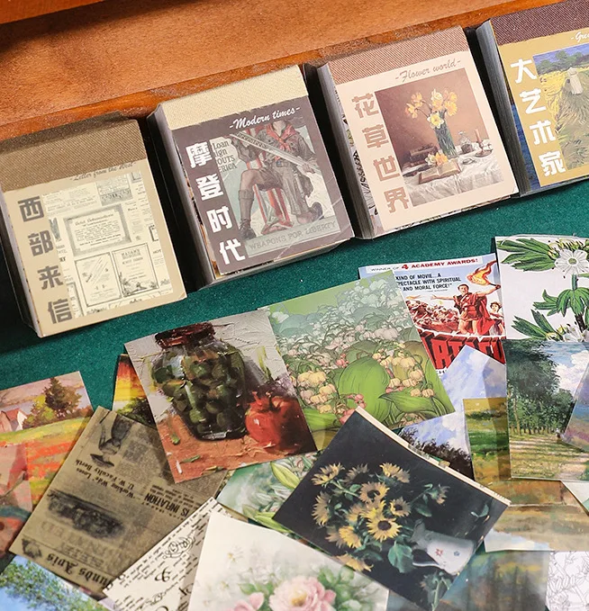 400pcs Retro Oil Painting Letter Material Paper Decorative Plant Flower Background Paper Scrapbook Planners Calendars Journal
400pcs Retro Oil Painting Letter Material Paper Decorative Plant Flower Background Paper Scrapbook Planners Calendars Journal