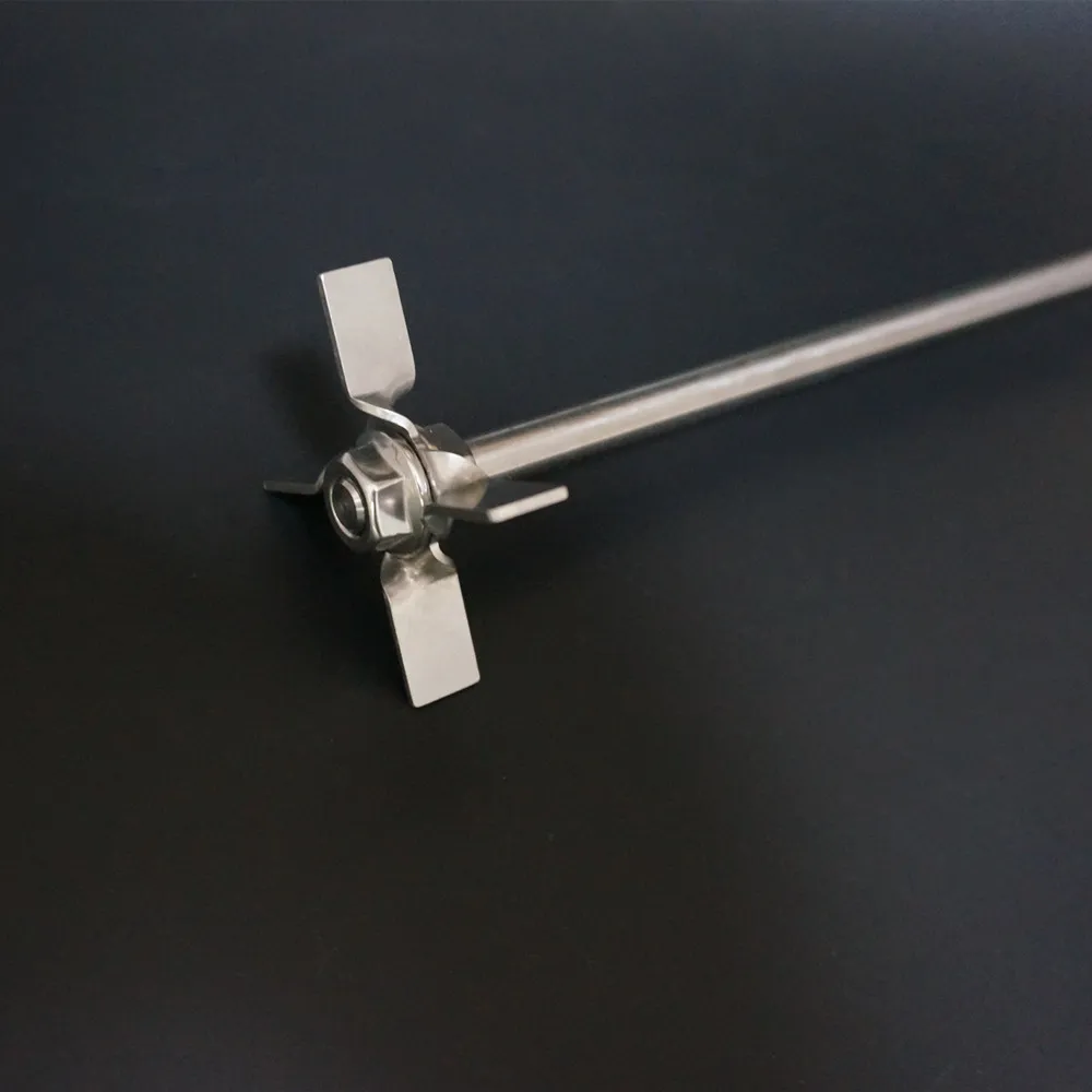 1set 304 Stainless steel four - blade paddle with rod,DIA 60/70mm four-blade agitator used in laboratory stirring experiments
1set 304 Stainless steel four - blade paddle with rod,DIA 60/70mm four-blade agitator used in laboratory stirring experiments