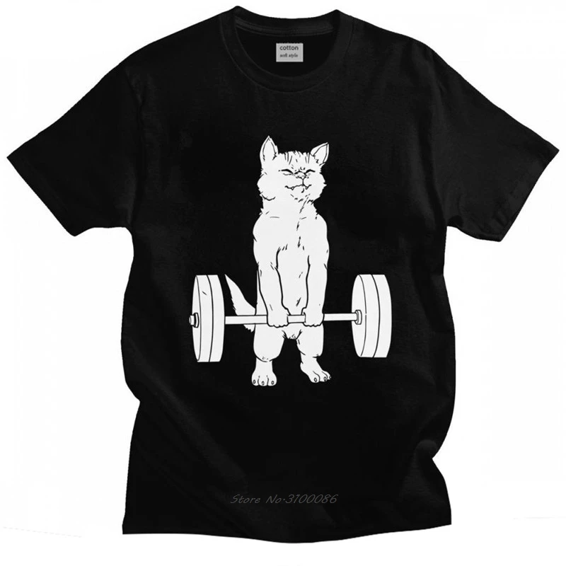 Футболка мужская с забавным Powerlifting Cat, хлопковая рубашка с коротким рукавом и круглым вырезом, топ, одежда, Прямая поставка
Футболка мужская с забавным Powerlifting Cat, хлопковая рубашка с коротким рукавом и круглым вырезом, топ, одежда, Прямая поставка