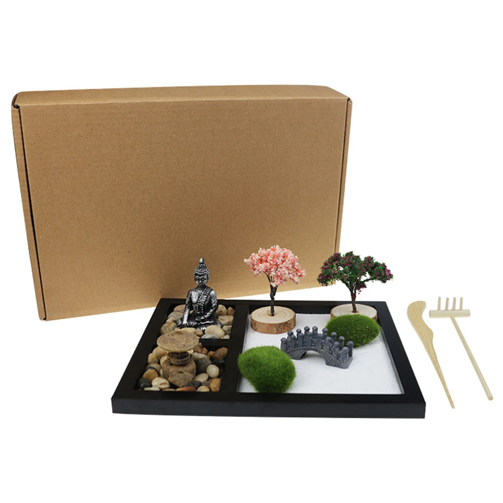 Japanese Zen Sand Garden Tabletop Mini Zen Garden Kit For Home Office Tabletop Decor For Concentration Relaxation Meditation
Japanese Zen Sand Garden Tabletop Mini Zen Garden Kit For Home Office Tabletop Decor For Concentration Relaxation Meditation