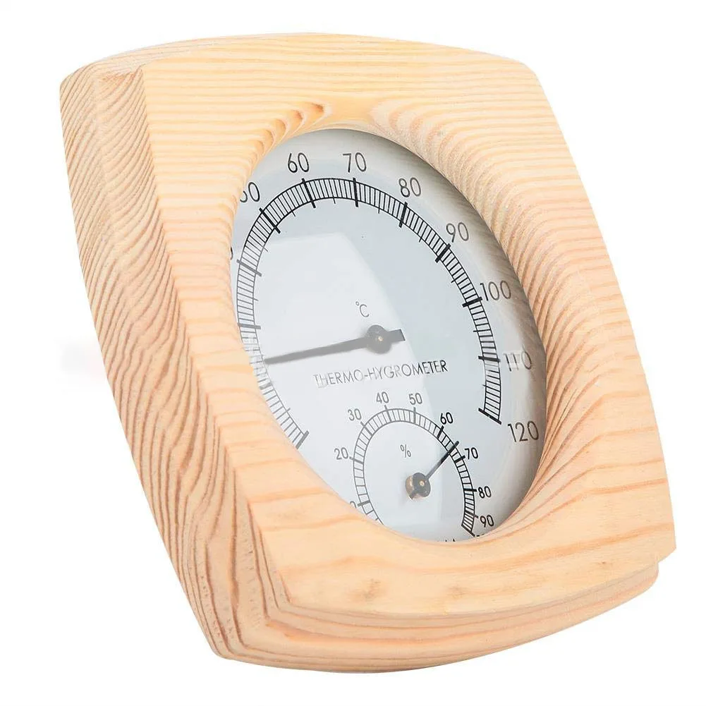Humidity Meter Thermometer Sauna Accessories 120 ℃ Measuring Temperature 140 X140x 25mm Brand New High Quality
Humidity Meter Thermometer Sauna Accessories 120 ℃ Measuring Temperature 140 X140x 25mm Brand New High Quality