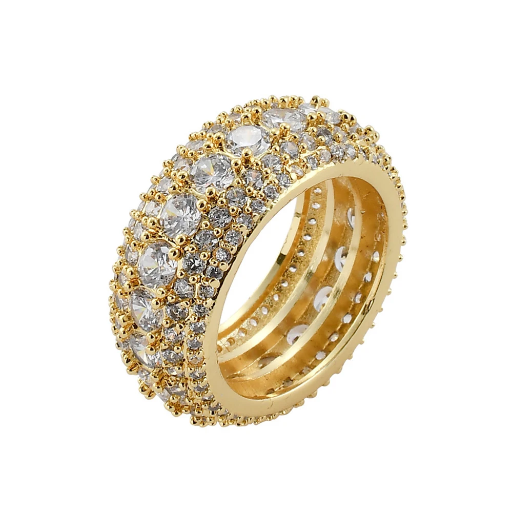 Trendy Hip Hop Rock Ring Men Luxury AAA+ Zircon Gold Color Rhinestone Cuban Chain Iced Out Ring Women Exquisite Gift Jewelry
Trendy Hip Hop Rock Ring Men Luxury AAA+ Zircon Gold Color Rhinestone Cuban Chain Iced Out Ring Women Exquisite Gift Jewelry
