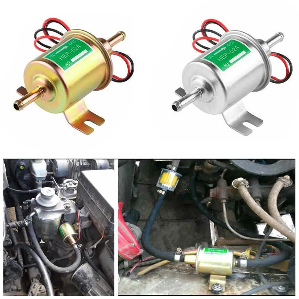 New 12V 24V Electric Fuel Pump Low Pressure Bolt Fixing Wire Petrol HEP-02A For Car Carburetor Motorcycle ATV
New 12V 24V Electric Fuel Pump Low Pressure Bolt Fixing Wire Petrol HEP-02A For Car Carburetor Motorcycle ATV