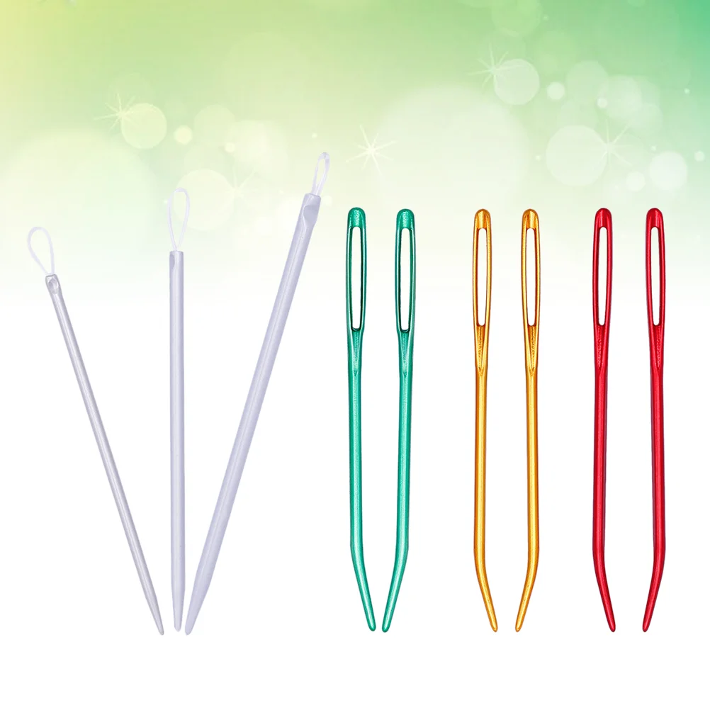 Eye Large Sewing Weaving Needle Knittingbig Blunt Handbent Yarntool Threading Stitching Tapestry Wool Embroidery
Eye Large Sewing Weaving Needle Knittingbig Blunt Handbent Yarntool Threading Stitching Tapestry Wool Embroidery