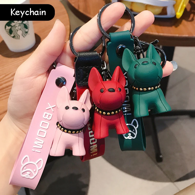 Trend France Bulldog Keychain Cute Creative Pet Keyrings Resin Dog Key Chain For Men's and Women's Bag Pendant Car Accessories
Trend France Bulldog Keychain Cute Creative Pet Keyrings Resin Dog Key Chain For Men's and Women's Bag Pendant Car Accessories