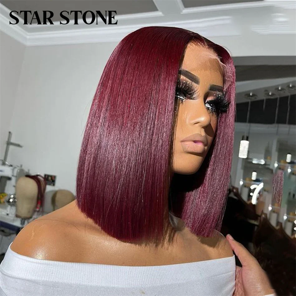Red 99j Color Short Bob Human Hair Wig Straight Lace Front Wigs Brazilian 13x4 Human Hair Lace Frontal Wig For Women PrePlucked
Red 99j Color Short Bob Human Hair Wig Straight Lace Front Wigs Brazilian 13x4 Human Hair Lace Frontal Wig For Women PrePlucked