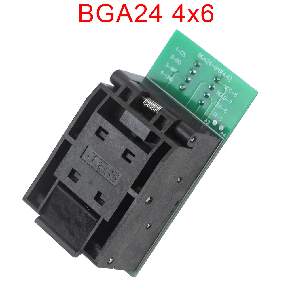Адаптеры BGA24-DIP8 для программатора RT809H RT809F + 2 шт. чип рамка IC Размер 6*4 мм + матрица 5*5 мм
Адаптеры BGA24-DIP8 для программатора RT809H RT809F + 2 шт. чип рамка IC Размер 6*4 мм + матрица 5*5 мм