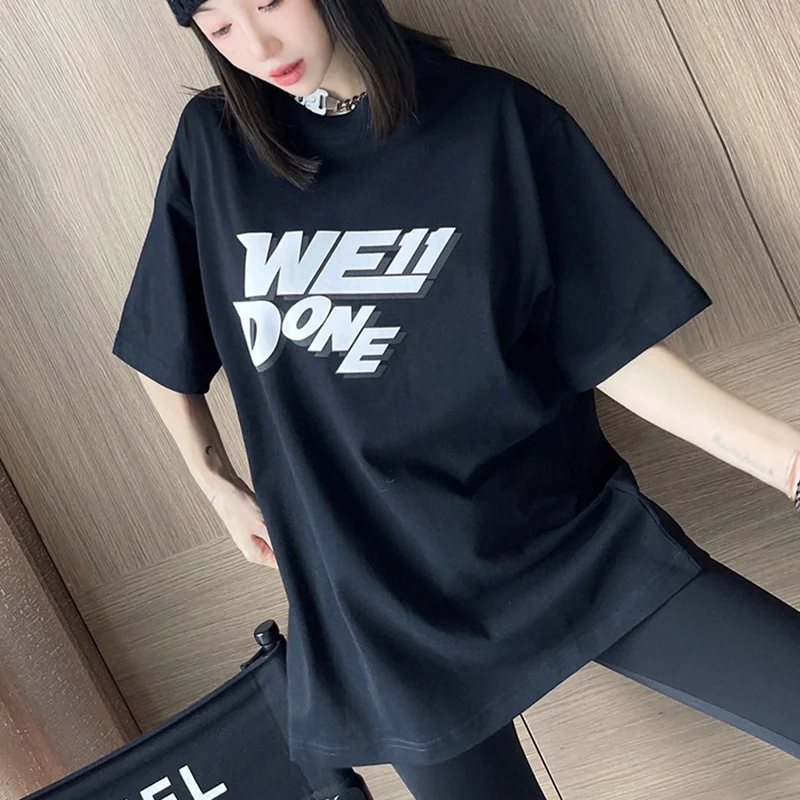 Welldone T-Shirt Summer Logo Print Couple Loose Casual Round Neck T-Shirt Top
Welldone T-Shirt Summer Logo Print Couple Loose Casual Round Neck T-Shirt Top