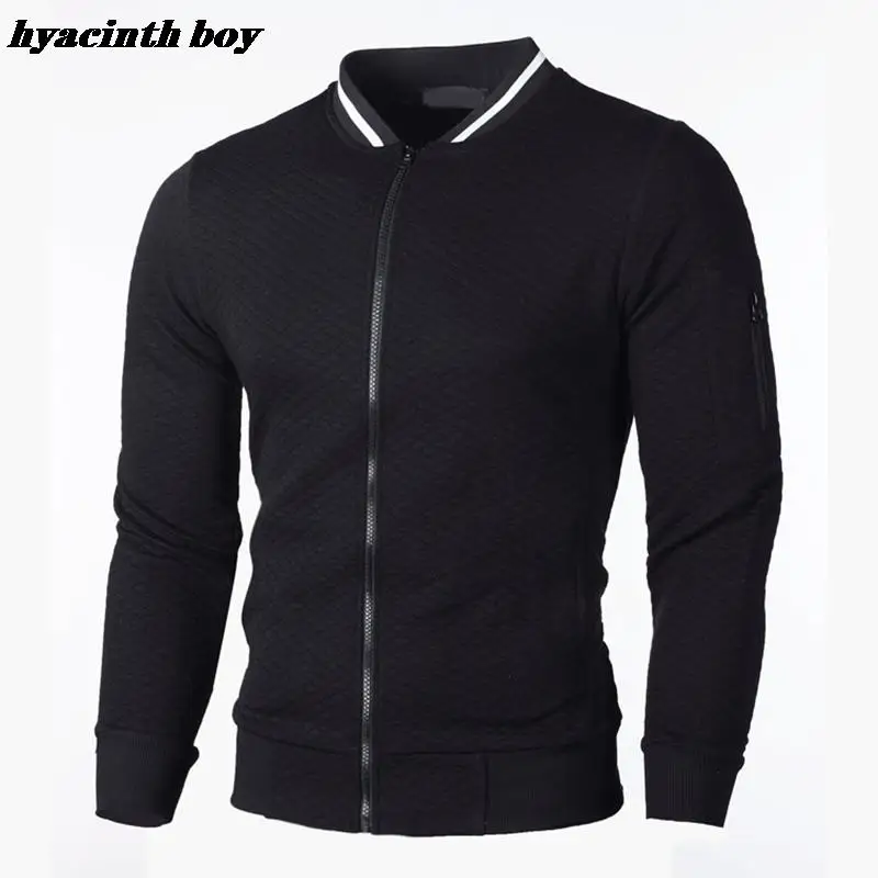 Свитшот мужской клетчатый на молнии, с воротником-стойкой 
Свитшот мужской клетчатый на молнии, с воротником-стойкой