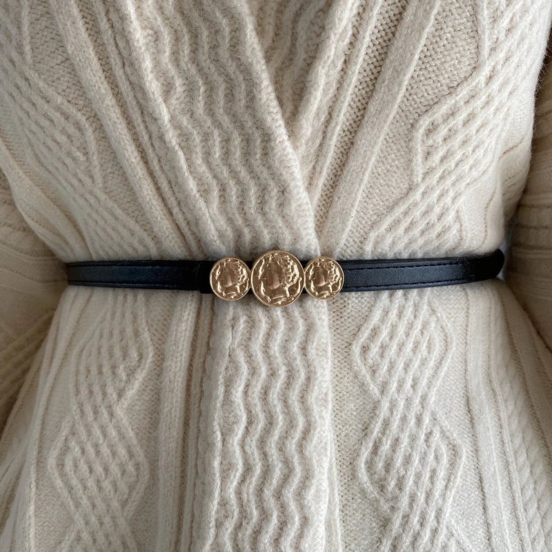 Fashion Ladies Belt Women Belt Luxury Personality Gold Metal Buckle Belt Coat Waistbandfor Dress Skirt Sweater S3186
Fashion Ladies Belt Women Belt Luxury Personality Gold Metal Buckle Belt Coat Waistbandfor Dress Skirt Sweater S3186