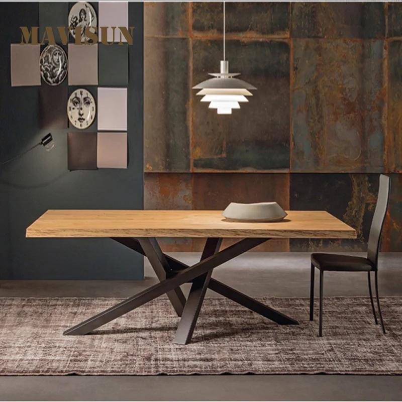 Solid Wood Long Kitchen Table Postmodern Designer Nordic Study Office Desk Minimalist Dining Table Mesa Plegables Furniture FGM
Solid Wood Long Kitchen Table Postmodern Designer Nordic Study Office Desk Minimalist Dining Table Mesa Plegables Furniture FGM