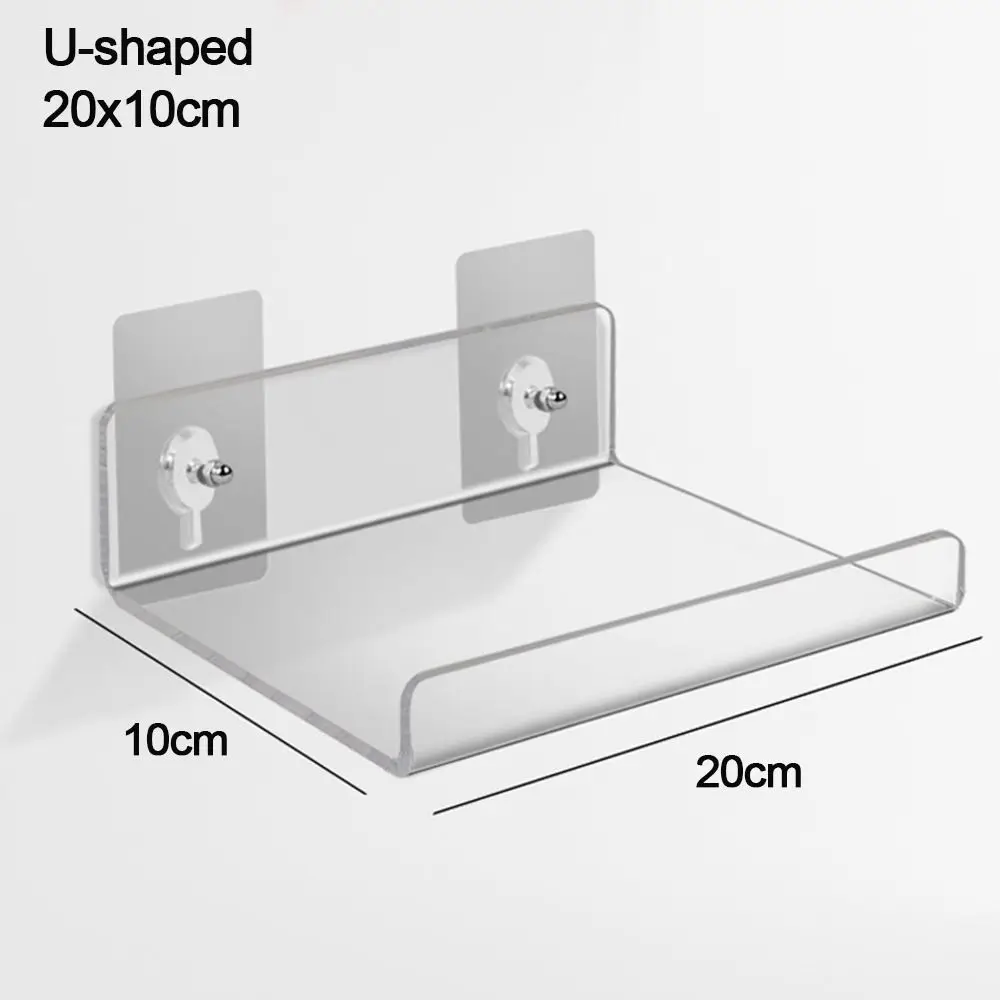 Прозрачная настенная полка для ванной из акрила
Прозрачная настенная полка для ванной из акрила