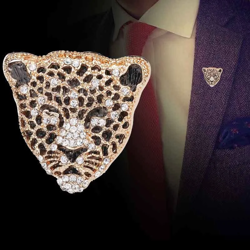 High end diamond tiger BROOCH BADGE men's suit Brooch sweater pin father's Day gift
High end diamond tiger BROOCH BADGE men's suit Brooch sweater pin father's Day gift
