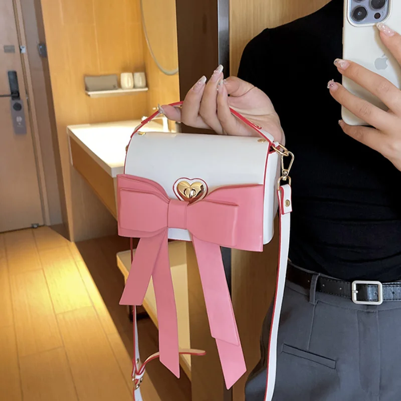 Bow Square Bags for Women 2023 Trend Leather Fashion Handbag Girl High Quality Luxury Chic Party Cute Small Shoulder Bag Woman
Bow Square Bags for Women 2023 Trend Leather Fashion Handbag Girl High Quality Luxury Chic Party Cute Small Shoulder Bag Woman