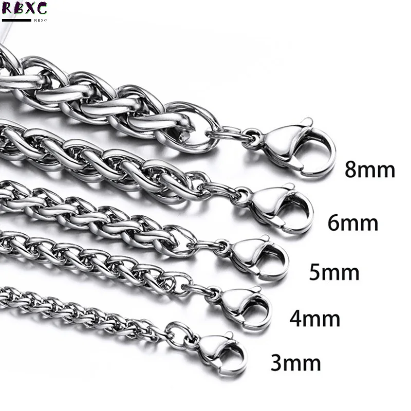 Rbxc Stainless Steel Keel Chain Necklace Titanium Steel Flower Basket Chain Diy Accessory Chain Taigang Hip Hop Necklace
Rbxc Stainless Steel Keel Chain Necklace Titanium Steel Flower Basket Chain Diy Accessory Chain Taigang Hip Hop Necklace