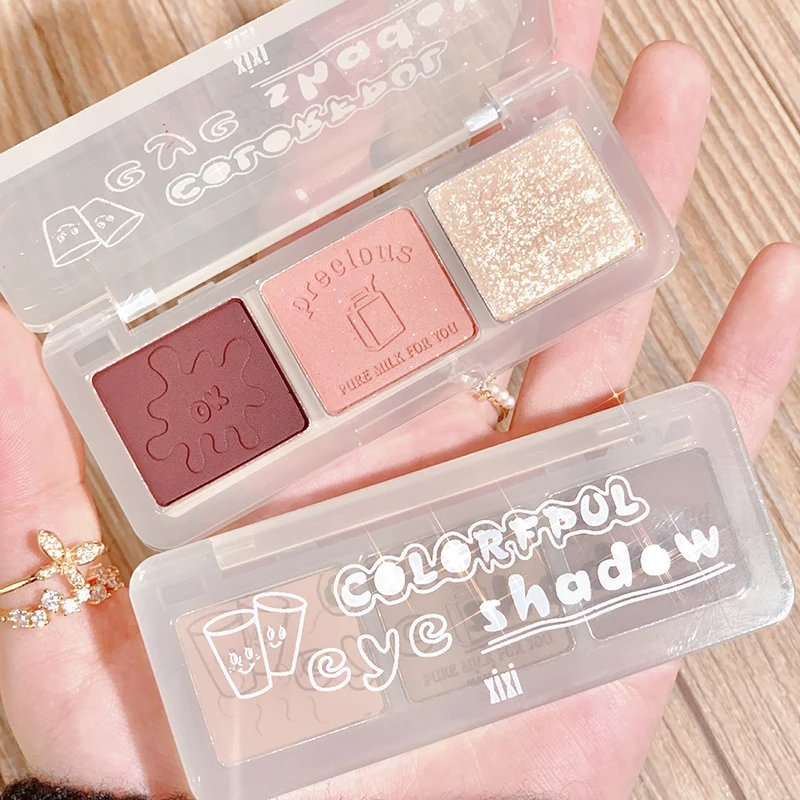 3Colors Mini Eyeshadow Palette Glitter Eye Makeup Long Wearing Waterproof Natural Matte Finish Sparkling Eye Pigment
3Colors Mini Eyeshadow Palette Glitter Eye Makeup Long Wearing Waterproof Natural Matte Finish Sparkling Eye Pigment