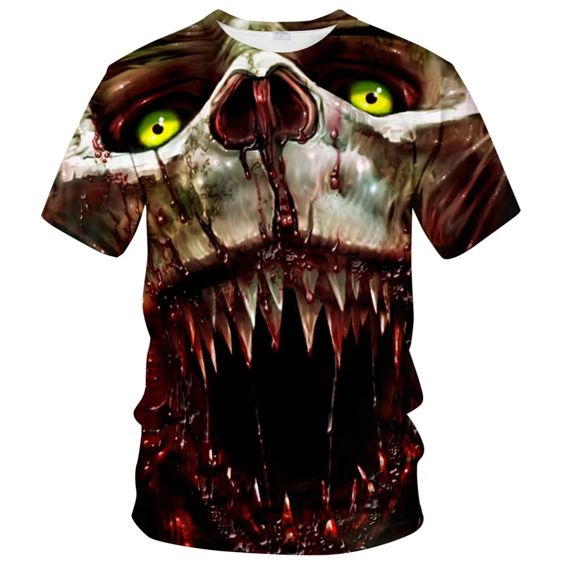 Goth Skull Graphic T Shirt for Men 3D Printing Horror Bone T-shirt Viantge Hip Hop Streetwear Womens Clothing Tops Short Sleeve
Goth Skull Graphic T Shirt for Men 3D Printing Horror Bone T-shirt Viantge Hip Hop Streetwear Womens Clothing Tops Short Sleeve
