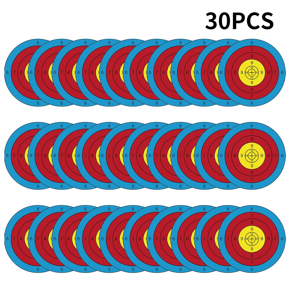 Archery Competition Target Frame Paper Target Paper Archery Sports 30 Pcs Accessories Coated Paper EVA Half Ring Portable
Archery Competition Target Frame Paper Target Paper Archery Sports 30 Pcs Accessories Coated Paper EVA Half Ring Portable