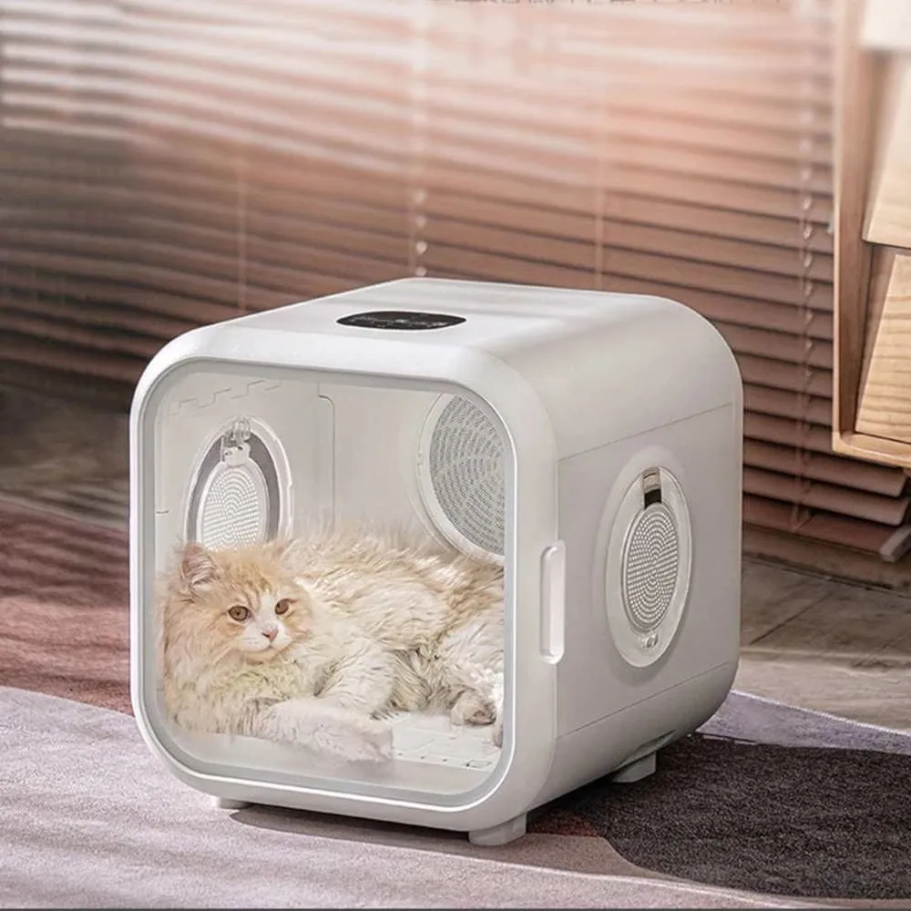 

Pet Dryer Quiet Comfortable Negative Ion Fully Automatic Pet Cat Hair Drying Box Easy To Clean Dog Grooming Pet Supplies Dryer