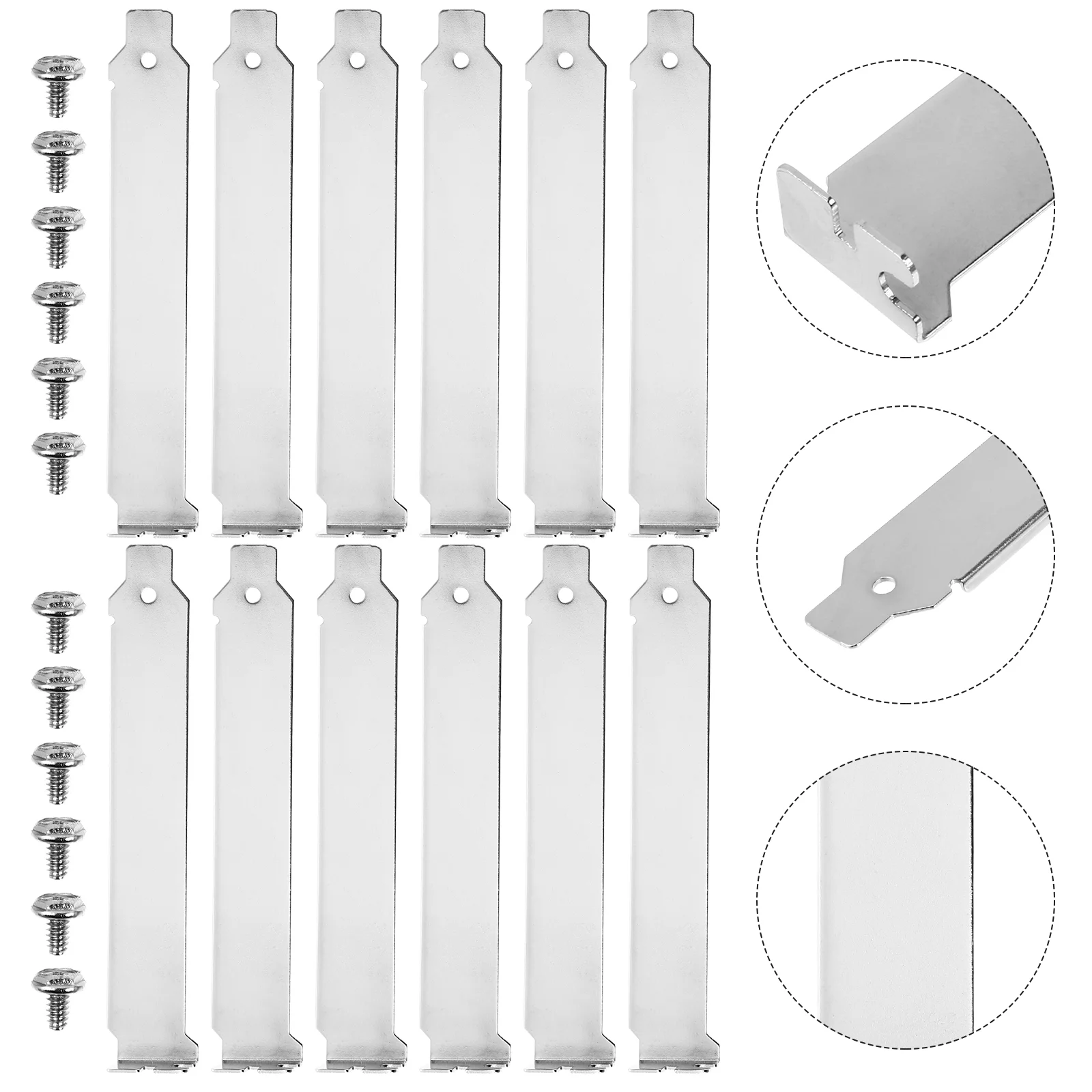 12 Pcs Pci Slot Cover Computer Cases Accessory Dust-proof Chassis Block Bits Iron
12 Pcs Pci Slot Cover Computer Cases Accessory Dust-proof Chassis Block Bits Iron