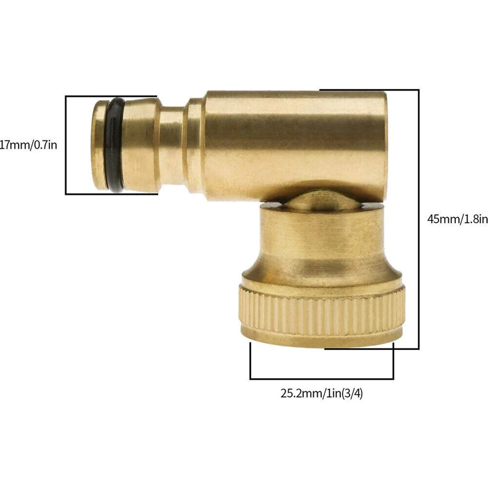 Practical Swivel Elbow Elbow BSP Female Brass For Hoselock Plug For Hosereels Gold Outdoor Garden Quick Connector
Practical Swivel Elbow Elbow BSP Female Brass For Hoselock Plug For Hosereels Gold Outdoor Garden Quick Connector