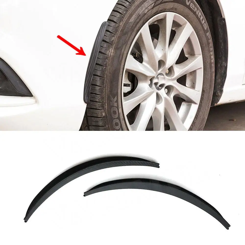 

Car Wheel Arch Fender Flares Cover Trim Mudguards Protective Lip Anti-Scratch Strips Universal Accessories Carbon Look