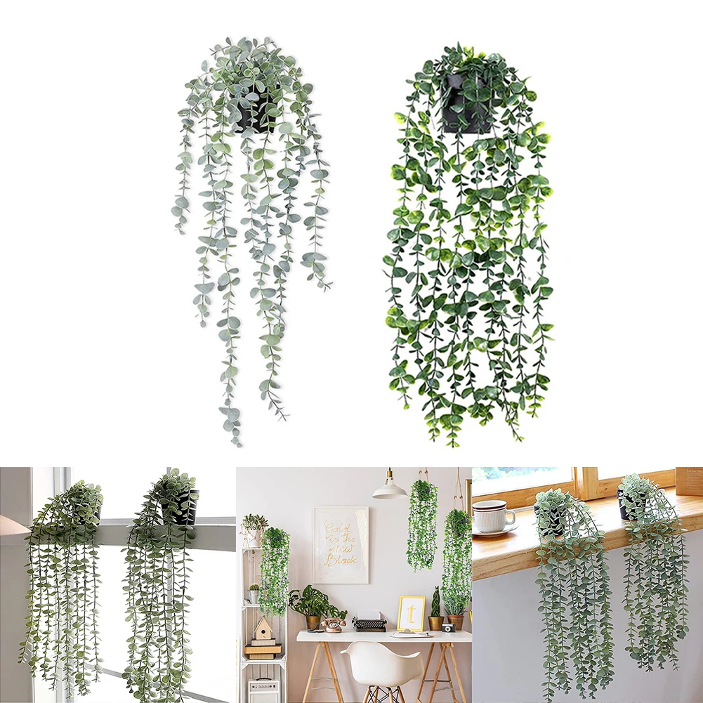 Artificial Green Hanging Vine Potted Plastic Ivy Green Leaves Garland Fake Foliage Flower Wreath For Home Garden Wedding Decor
Artificial Green Hanging Vine Potted Plastic Ivy Green Leaves Garland Fake Foliage Flower Wreath For Home Garden Wedding Decor