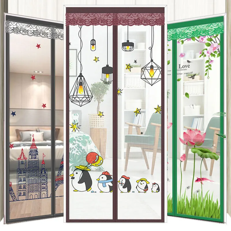 Summer Anti Mosquito Mesh Fly Door Curtain Room Divider Reinforced Magnetic Insect Screen Door Curtain Home Fashion Decoration
Summer Anti Mosquito Mesh Fly Door Curtain Room Divider Reinforced Magnetic Insect Screen Door Curtain Home Fashion Decoration