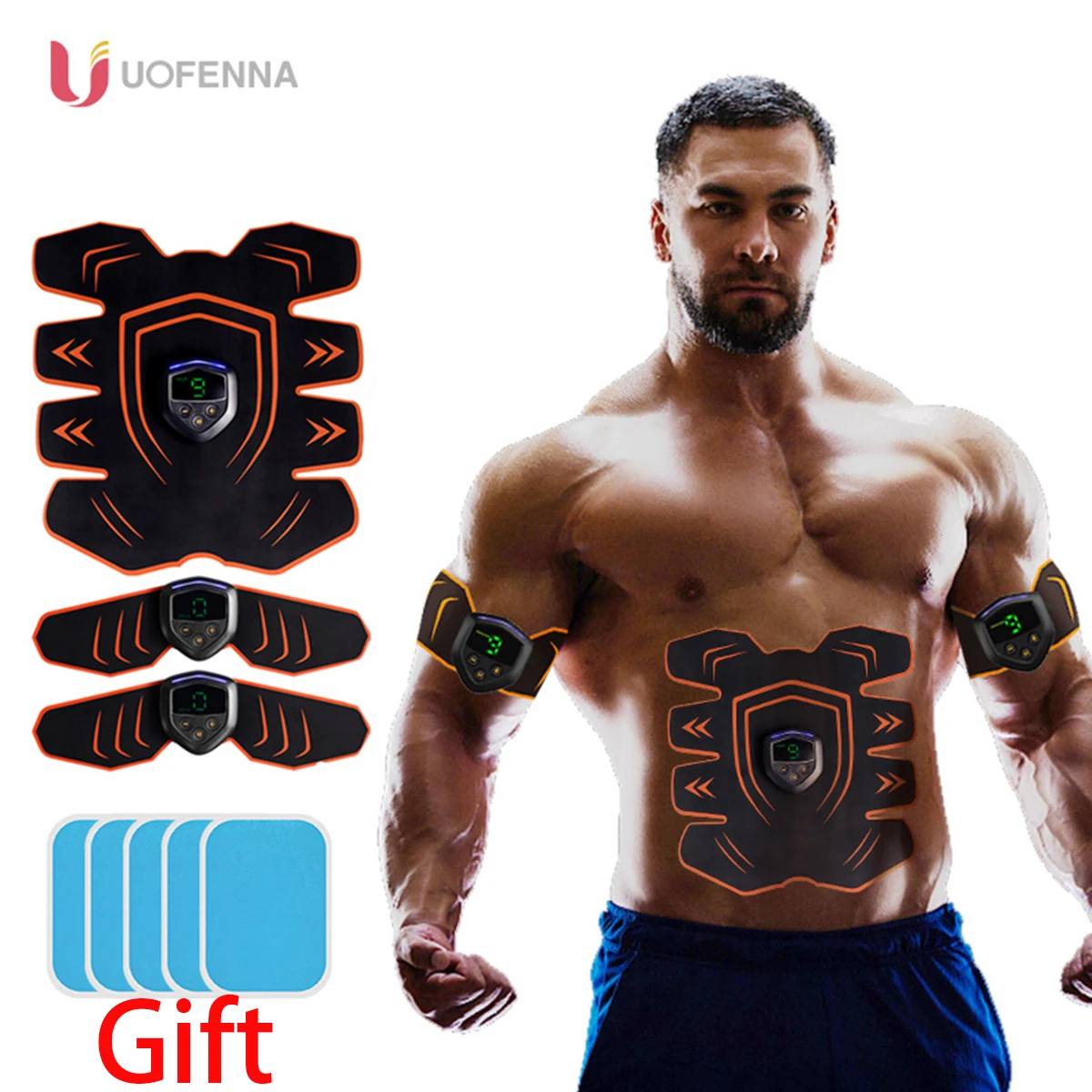 Electric Muscle Stimulator EMS Hip Trainer Arm Abdominal Trainer Sports Fitness ABS Stimulator Slimming Massager With Gel Pads
Electric Muscle Stimulator EMS Hip Trainer Arm Abdominal Trainer Sports Fitness ABS Stimulator Slimming Massager With Gel Pads