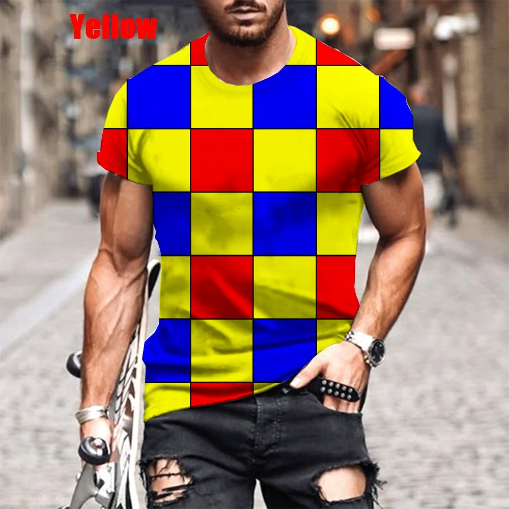 New Summer Hot Sale Square Men's/women's Fashion Slim T-shirt 3D Printing T-shirt Short-sleeved T-shirt
New Summer Hot Sale Square Men's/women's Fashion Slim T-shirt 3D Printing T-shirt Short-sleeved T-shirt