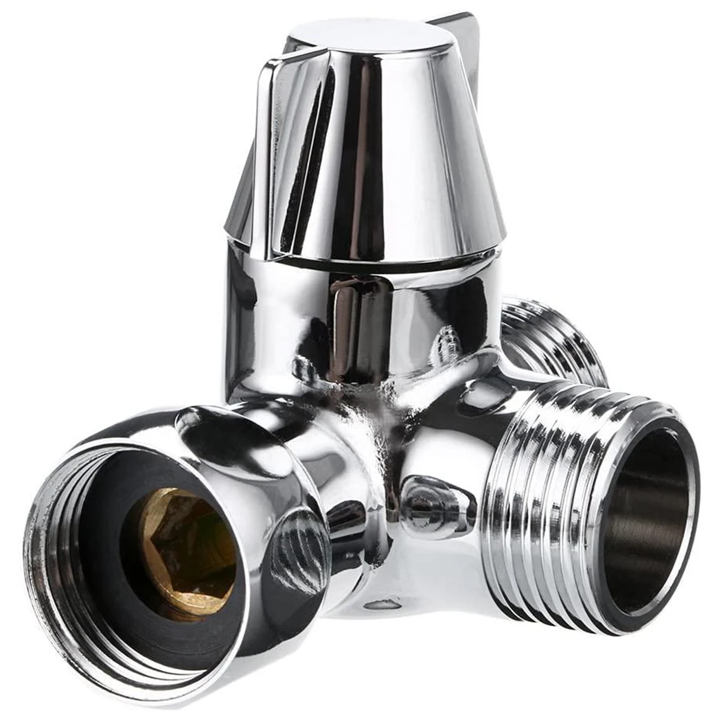 Shower Hose Splitter Three-way Connector T-shaped Adapter Adjustable Water Diverter Valve Toilet Bidet Water Separator Faucet
Shower Hose Splitter Three-way Connector T-shaped Adapter Adjustable Water Diverter Valve Toilet Bidet Water Separator Faucet