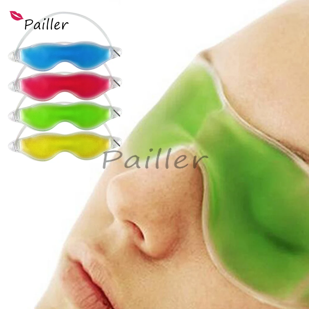 

1pcs Gel Eye Mask for Sleeping Reusable Hot Cold Compress Gel Bead Therapy for Migraine Sleep Puffy Eyes Headache Relief Ice