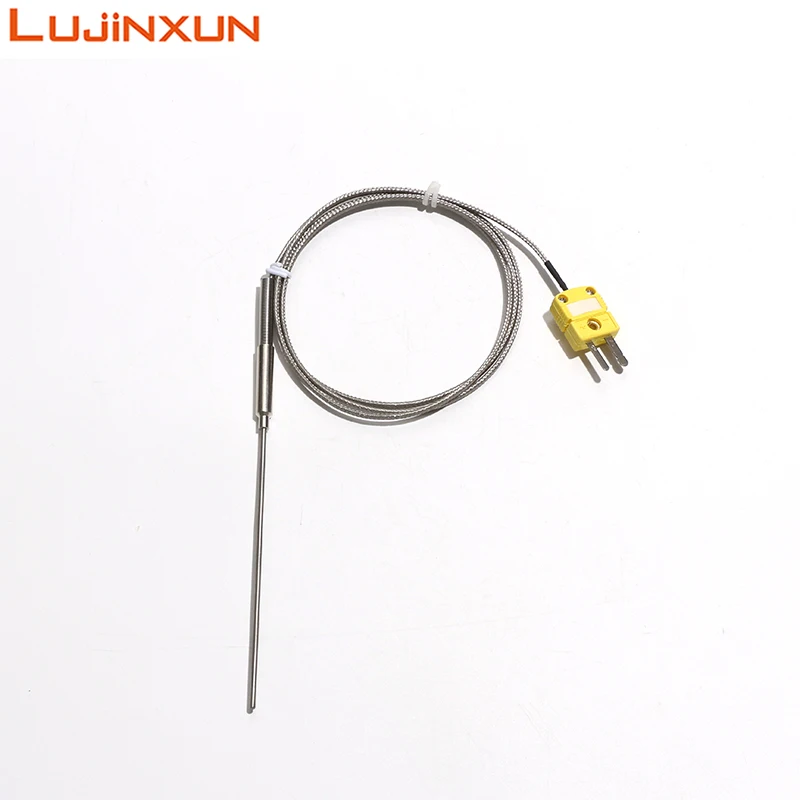 LUJINXUN бронированный термопарный зонд диаметром 1-5 мм, длина 50-300 мм WRNK-191 K, датчик температуры с мини-вилкой 0-1100 градусов, 1 шт.
LUJINXUN бронированный термопарный зонд диаметром 1-5 мм, длина 50-300 мм WRNK-191 K, датчик температуры с мини-вилкой 0-1100 градусов, 1 шт.