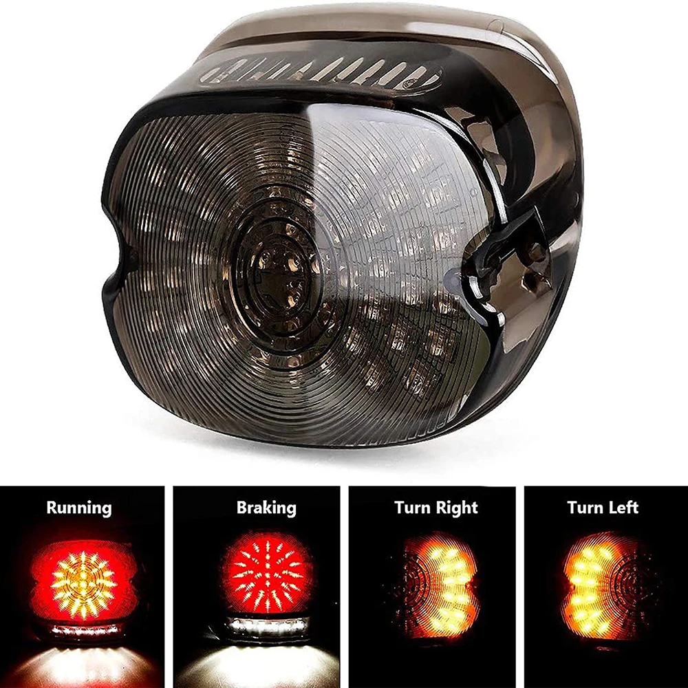 Smoke LED Tail Brake Light Low Profile For Harley Dyna Electra Glide Street Glide Fat Boy Road King XL 833 1200
Smoke LED Tail Brake Light Low Profile For Harley Dyna Electra Glide Street Glide Fat Boy Road King XL 833 1200