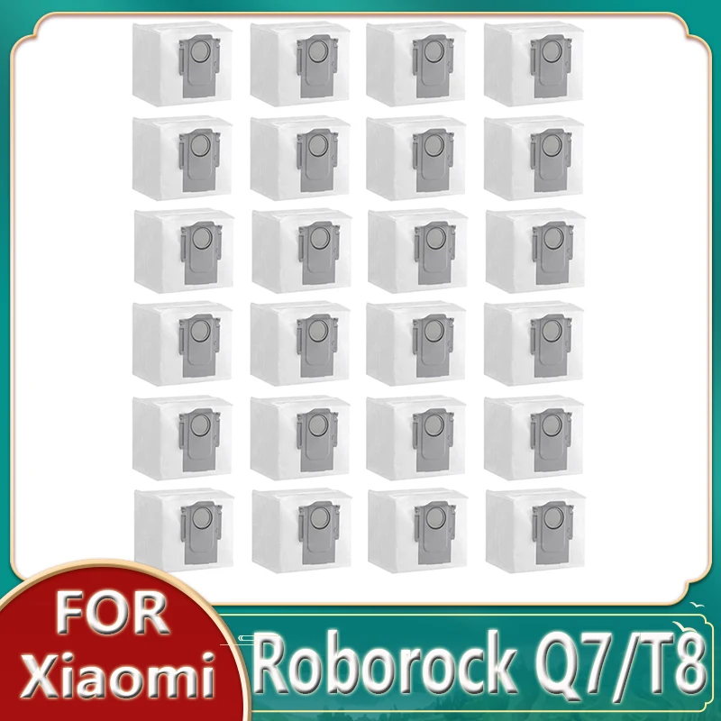 24 Pcs Dust Bag Collectors For Xiaomi Roborock Q5+ Q7 T8 S7 MAXV Ultra Q7 MAX Vacuum Cleaner Spare Parts Accessories Replacement
24 Pcs Dust Bag Collectors For Xiaomi Roborock Q5+ Q7 T8 S7 MAXV Ultra Q7 MAX Vacuum Cleaner Spare Parts Accessories Replacement