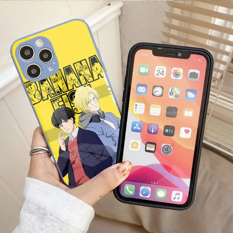 Чехол для телефона с банановыми рыбками для IPhone 14 13 12 11 Pro Max X XR XS 8 7 Plus, цветной чехол из жидкого стекла
Чехол для телефона с банановыми рыбками для IPhone 14 13 12 11 Pro Max X XR XS 8 7 Plus, цветной чехол из жидкого стекла