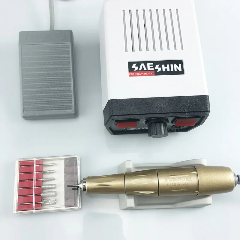 65W 45000RPM Strong 210 204 SILVER PRO105L Electric Nail Drills Machine Manicure Pedicure File Bits Nails sculpture polish
65W 45000RPM Strong 210 204 SILVER PRO105L Electric Nail Drills Machine Manicure Pedicure File Bits Nails sculpture polish